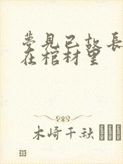 梦见已故长辈躺在棺材里