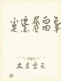 小便尿白色东西是怎么回事