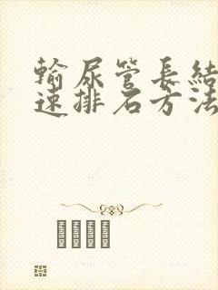 输尿管长结石快速排石方法