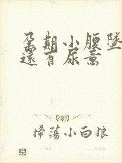 孕期小腹坠胀,还有尿意