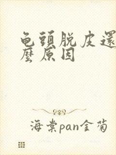 龟头脱皮还痒什么原因