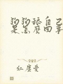 狗狗舔自己身上是怎么回事