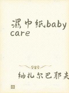 湿巾纸babycare