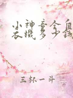 小神童全自动洗衣机多少钱