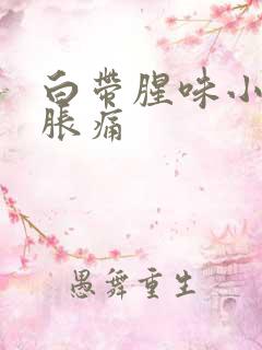 白带腥味小腹坠胀痛