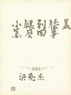 小腿到膝盖酸疼怎么回事