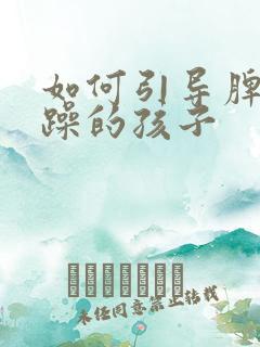 如何引导脾气暴躁的孩子