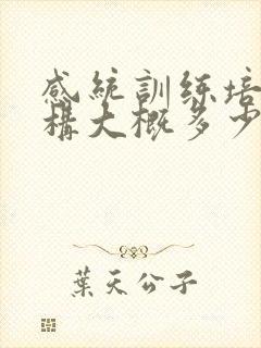 感统训练培训机构大概多少钱