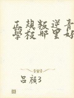 正规叛逆青少年学校哪里好