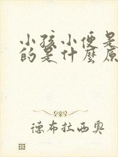 小孩小便是白色的是什么原因引起的