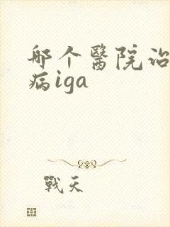 哪个医院治疗肾病iga