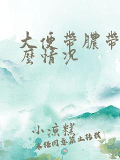 大便带脓带血什么情况