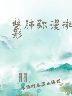 双肺弥漫微结节影