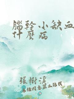 脑干小缺血灶是什么病