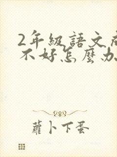 2年级语文成绩不好怎么办