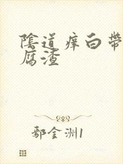 阴道痒白带是豆腐渣