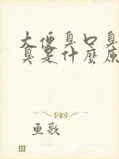 大便臭口臭放屁臭是什么原因