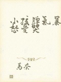 小孩脾气暴躁易怒爱哭