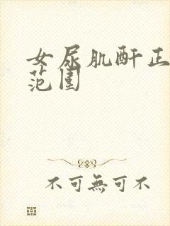 女尿肌酐正常值范围