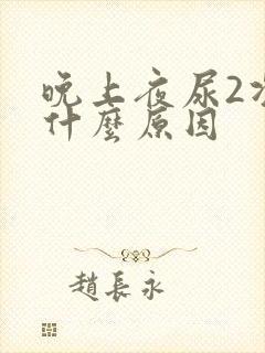 晚上夜尿2次是什么原因