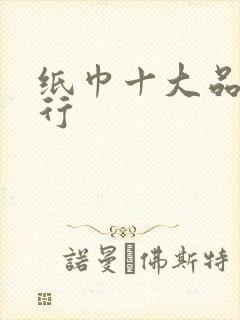 纸巾十大品牌排行