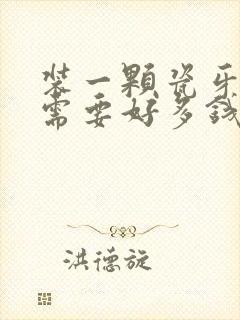 装一颗瓷牙大概需要好多钱