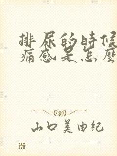 排尿的时候有刺痛感是怎么了