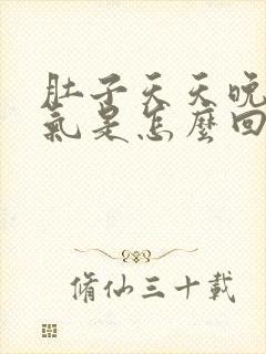 肚子天天晚上胀气是怎么回事