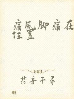 痛风脚痛在什么位置