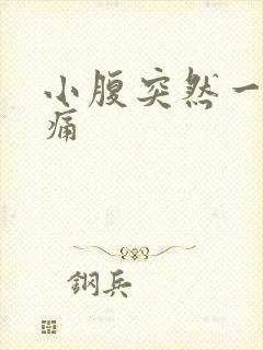 小腹突然一阵刺痛