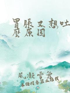 胃胀又想吐是什么原因