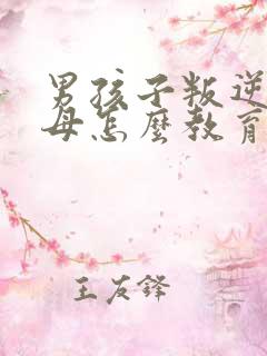 男孩子叛逆期父母怎么教育