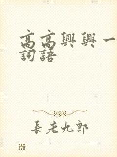 高高兴兴一样的词语