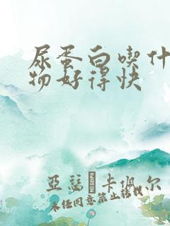 尿蛋白吃什么食物好得快