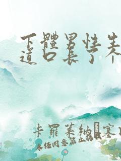 下体男性生殖尿道口长了个肉刺