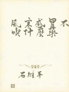 风寒感冒不发烧吃什么药