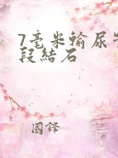 7毫米输尿管上段结石