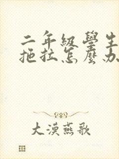 二年级学生写字拖拉怎么办