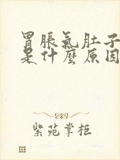 胃胀气肚子胀气是什么原因