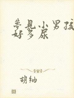 梦见小男孩尿了好多尿