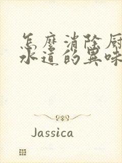 怎么消除厨房下水道的异味