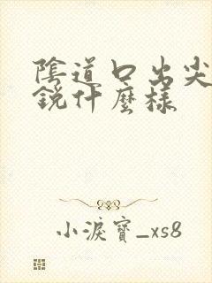 阴道口出尖疣湿锐什么样