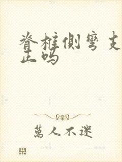 脊椎侧弯支具纠正吗