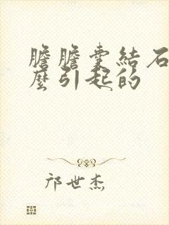 胆胆囊结石是什么引起的