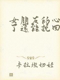 女朋友的心伤透了还能挽回么