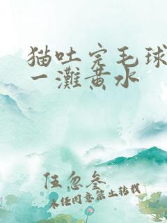 猫吐完毛球又吐一滩黄水