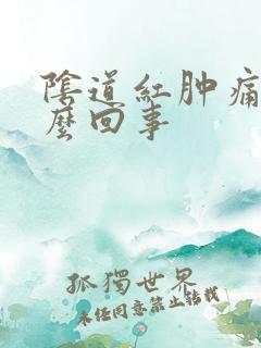 阴道红肿痛是怎么回事