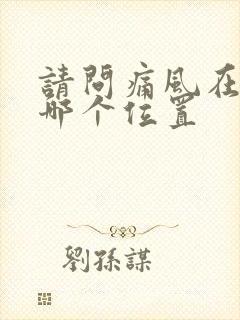 请问痛风在脚上哪个位置