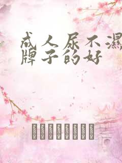 成人尿不湿哪个牌子的好