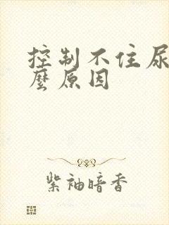 控制不住尿是什么原因